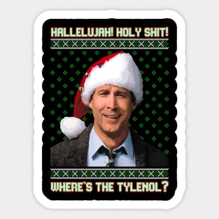 Clark Griswold Hallelujah! Holy Shit! Sticker